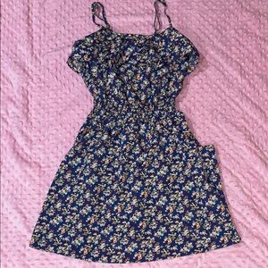 Hollister Blue Floral Dress